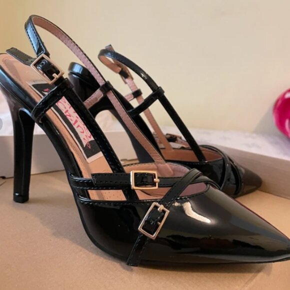 No Boundaries Shoes - women  Black heels